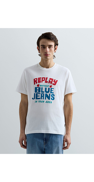 ベーシックジャージーヘリテイジプリント Tシャツ